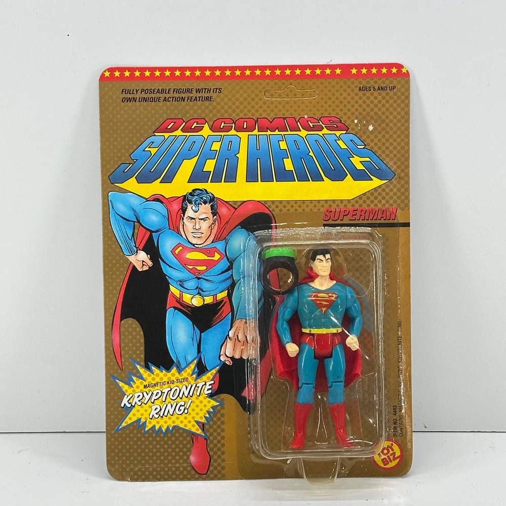Toy Biz DC Comics Super Heroes Superman Action Figure New MOC Unpunched Sealed